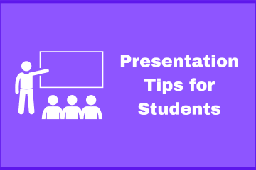 Presentation Tips for Students
