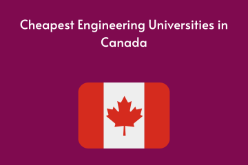 Cheapest Engineering Universities in Canada