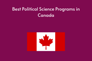 Best Political Science Programs in Canada