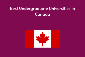 Best Undergraduate Universities in Canada